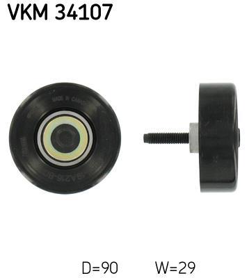 Polea inversión/guía, correa auxiliar servicios SKF ref. VKM 34107
